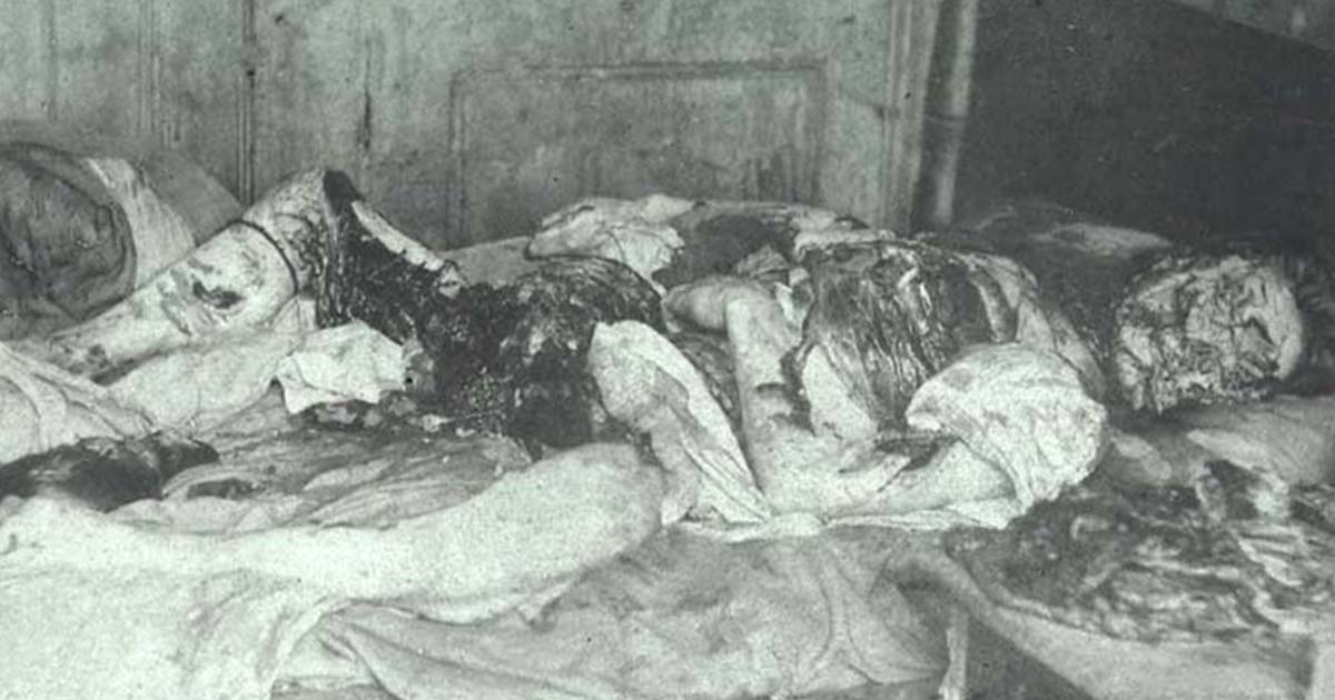 The body of Jack the Ripper’s las known victim, Mary Jane Kelly. Although she was eviscerated, the modus operandi shows planning, and concealment so Jack would have been an organized serial killer in my opinion. (Public Domain)