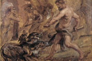 Hercules and Cerberus by Peter Paul Rubens (1636) (Public Domain)