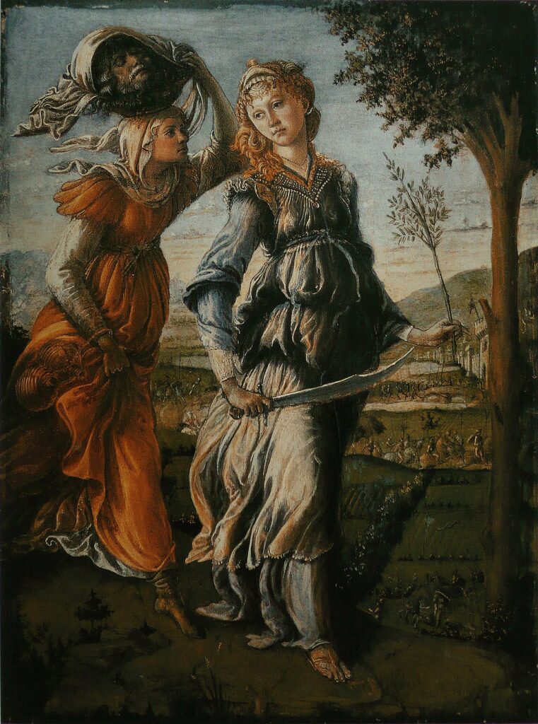 The Return of Judith to Bethulia by Sandro Botticelli (1469) (Public Domain)