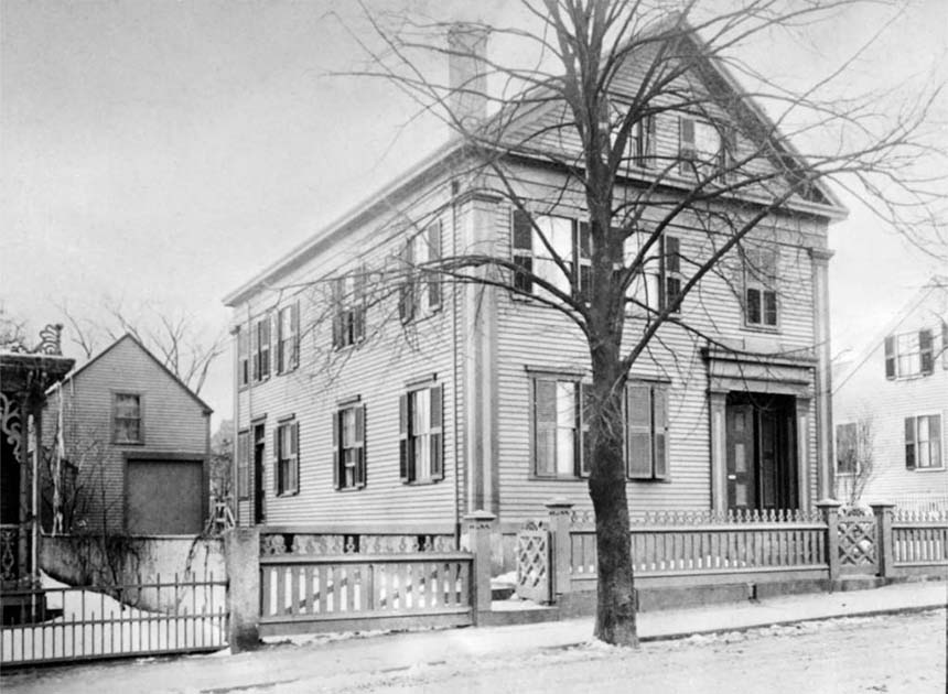 The Borden House at 92 Second Street (Public Domain)