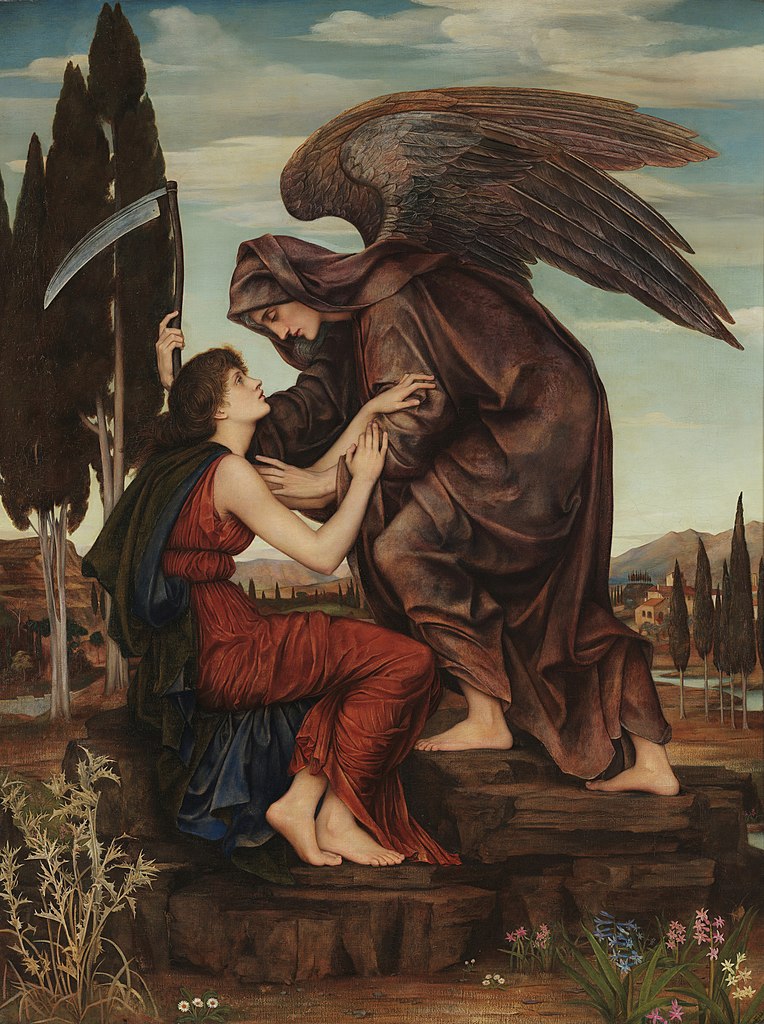 The Angel of Death by Evelyn de Morgan (1881) (Public Domain)